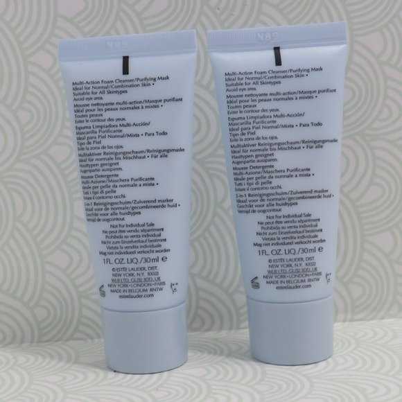 ESTEE LAUDER💥PERFECTLY CLEAN MULTI-ACTION FOAM CLEANSER/PURIFYING MASK - 2PCS💥 - Picture 3 of 5